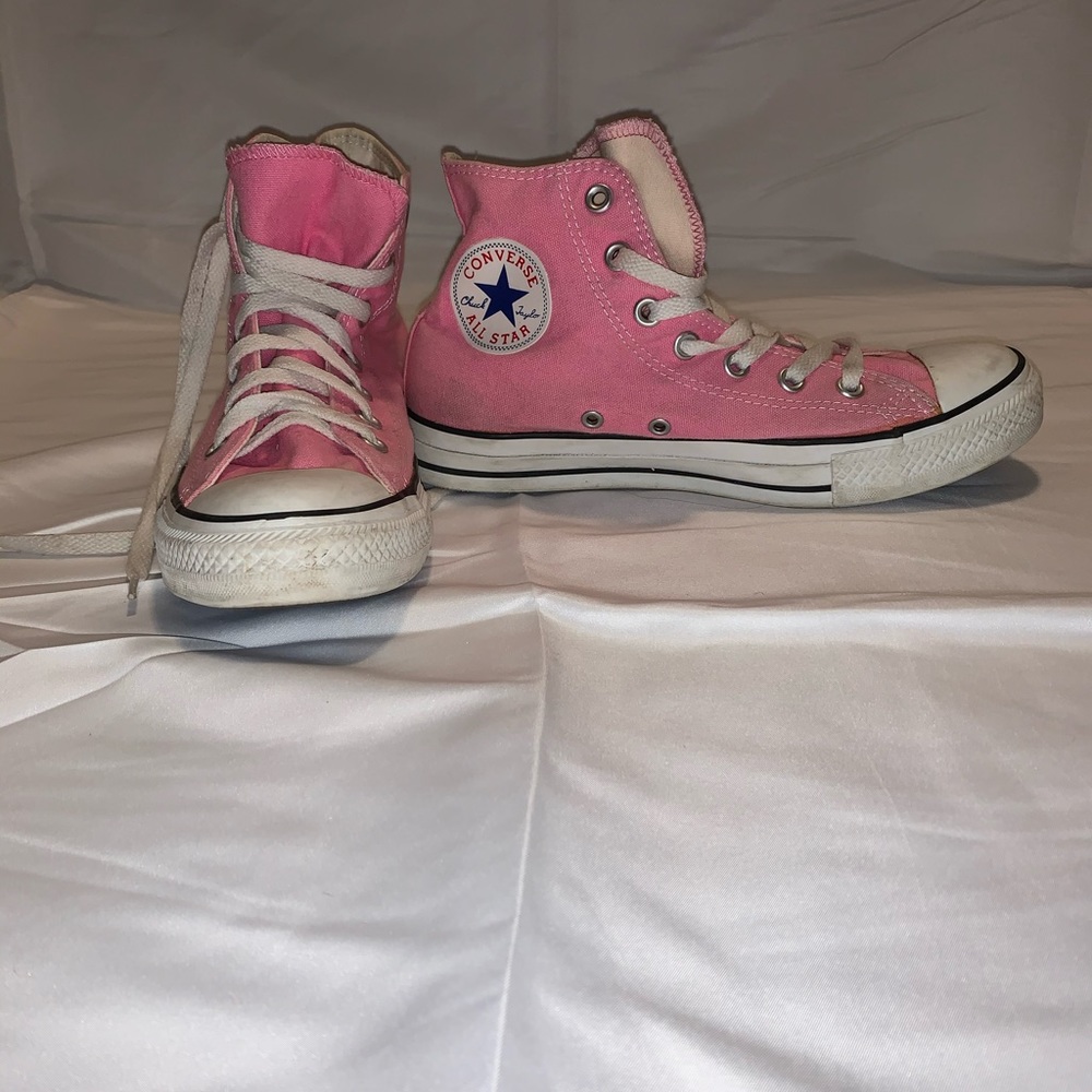 Pink All Star Converse-Hightops